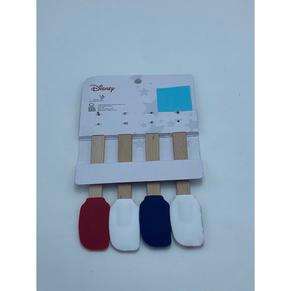 Disney Mickey and Minnie Mouse Patriotic 4 Pack Mini Spatula Set - Picture 8 of 10